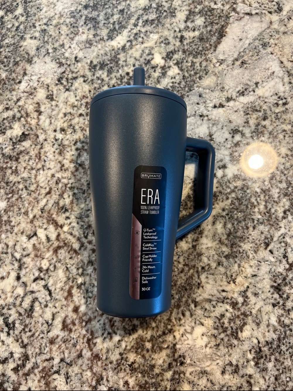 Brumate 30oz Straw Tumbler Leakproof New Without Box Night Fall Blue NWT